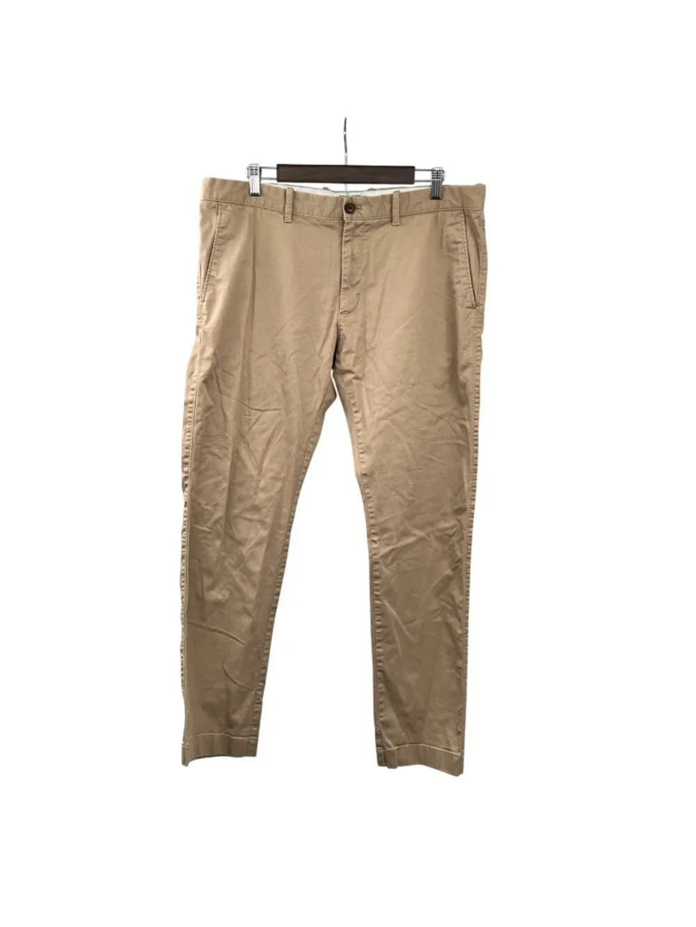 J. Crew Mens Slim Fit Khaki Pants Flex Flat Front Size 36x32